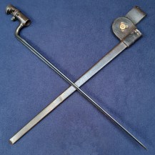 US M1873 Socket Bayonet for the Springfield Trapdoor Rifle, Massachusetts National Guard 1